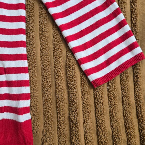 Lauren Ralph Lauren Womens Preppy Nautical Cassic Striped Sweater S Red White - Picture 3 of 9